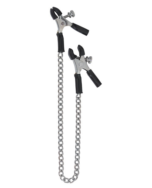 Spartacus Spartacus Adjustable Micro Plier Nipple Clamps w/Link Chain - Image 2