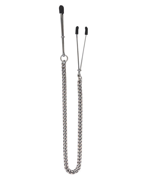 Spartacus Spartacus Adjustable Tweezer Nipple Clamps w/Jewel Chain - Image 2