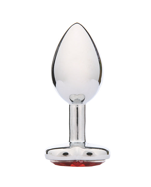 WhipSmart WhipSmart Heartbreaker 2.5" Heart Crystal Butt Plug - Red - Image 2