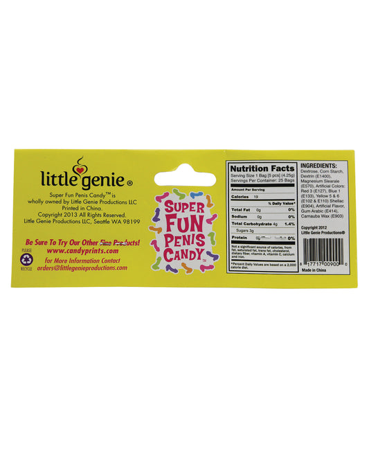 Candy Prints Super Fun Penis Candy - Bag of 25 - Image 2
