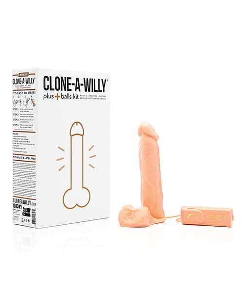 Clone A Willy Clone-A-Willy Plus+ Balls Kit - Light Skin Tone - Image 2