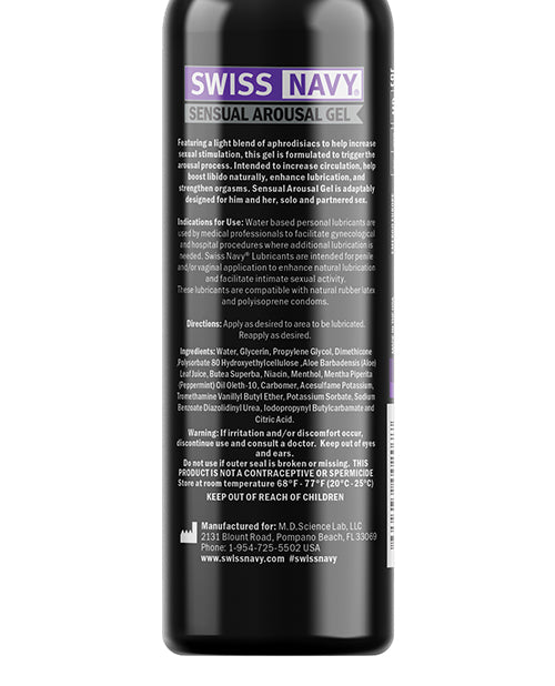 Swiss Navy Swiss Navy Sensual Arousal Gel - 2 oz - Image 2