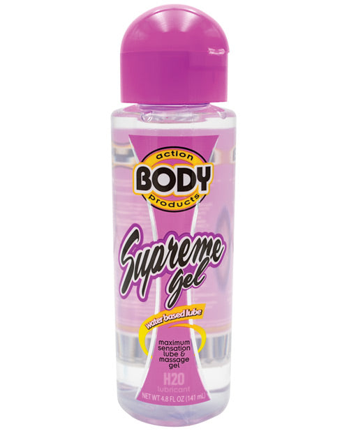 Body Action Body Action Supreme Water Based Gel - 4.8 oz Bottle - Image 2