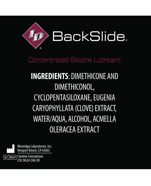 ID Backslide ID Backslide Anal Lubricant 2.2 oz - Image 2