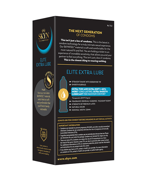 Lifestyles Lifestyles SKYN Elite Extra Lubricated Condoms - Box of 12 - Image 2