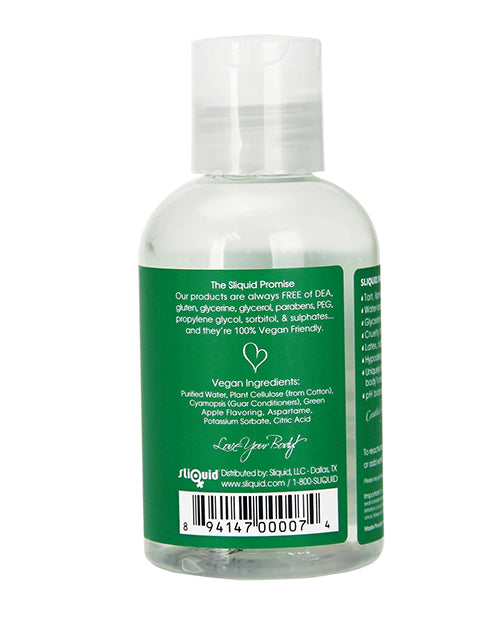 Sliquid Sliquid Naturals Swirl Lubricant - 4.2 oz Green Apple - Image 2