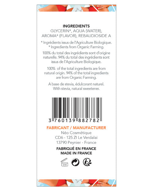 Exsens EXSENS of Paris Organic Massage Oil - 50 ml White Peach - Image 2