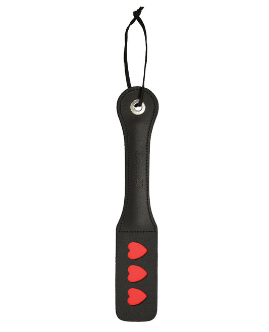 Sportsheets Sportsheets 12" Leather Heart Impression Paddle - Image 2
