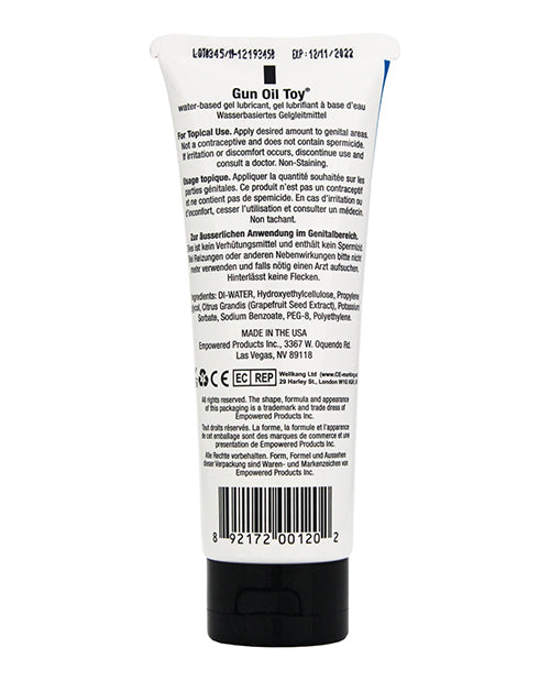 Gun Oil Gun Oil Toy Lube - 3.3 oz Tube - Image 2
