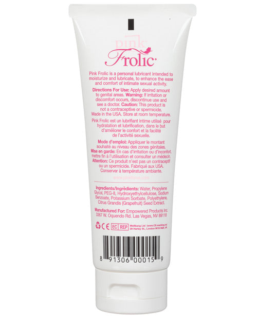 Pink Pink Frolic Gel Lubricant - 3.3 oz Flip Top Tube - Image 2