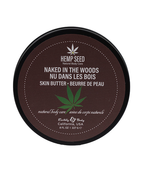 Earthly Body Earthly Body Hemp Seed Skin Butter - 8 oz Jar Naked in the Woods - Image 2