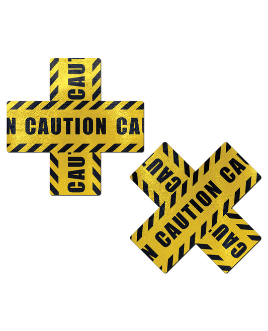 Pastease Pastease Caution Cross - Black/Yellow O/S - Image 2