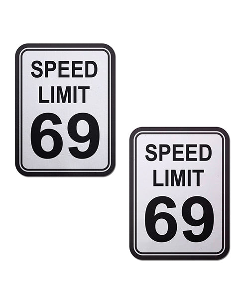 Pastease Pastease Premium Speed Limit 69 - White/Black O/S - Image 2