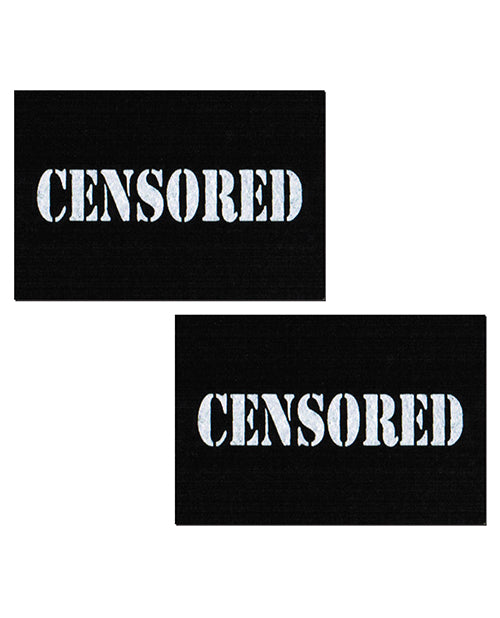 Pastease Pastease Censored Pastie - Black/White O/S - Image 2