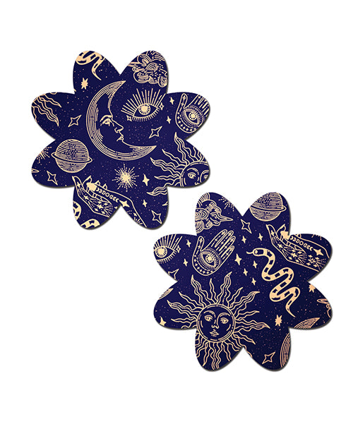 Pastease Midnight Celestial Sun & Moon Petal - Black/White O/S - Image 2