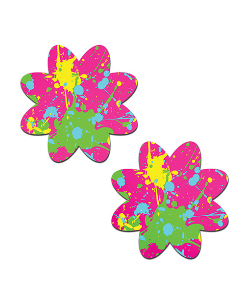 Pastease Neon Graffiti Paint Splatter - Pink O/S - Image 2