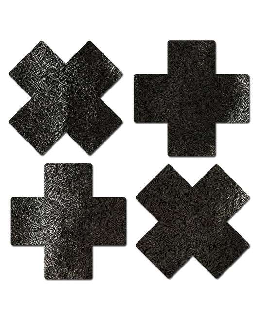 Pastease Pastease Premium Petites Liquid Cross - Black O/S Pack of 2 Pair - Image 2