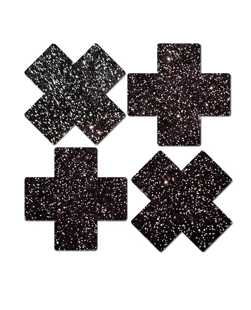 Pastease Pastease Premium Petites Sparkle Plus X - Black O/S Pack of 2 Pair - Image 2