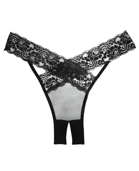 Adore Adore Sheer & Lace Desire Panty Black O/S - Image 2