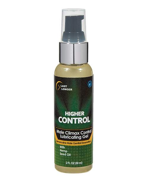 High Control Higher Control Climax Control Gel for Men w/Hemp Seed Oil - 2 oz - Image 2