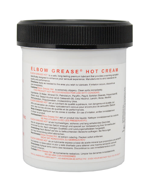 Elbow Grease Elbow Grease Hot Cream - 4 oz Jar - Image 2