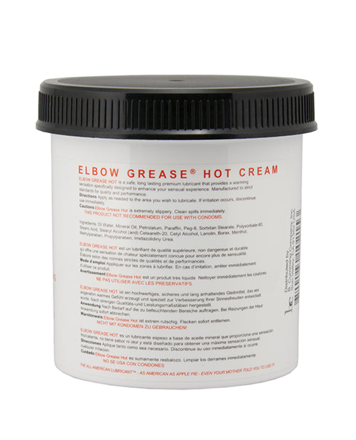 Elbow Grease Elbow Grease Hot Cream - 15 oz Jar - Image 2