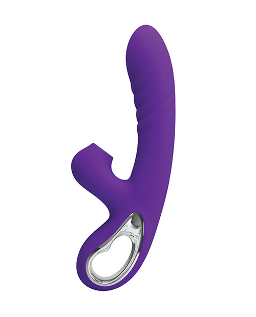 Pretty Love Pretty Love Jersey Sucking & Vibrating Rabbit - Purple - Image 2