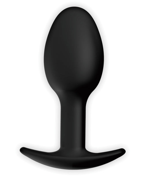 Pretty Love Pretty Love 3.34" Silicone Anal Plug w/Ball - Black - Image 2