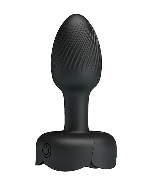 Pretty Love Pretty Love Olman Small Butt Plug w/Multi Color Bottom Light - Black - Image 2