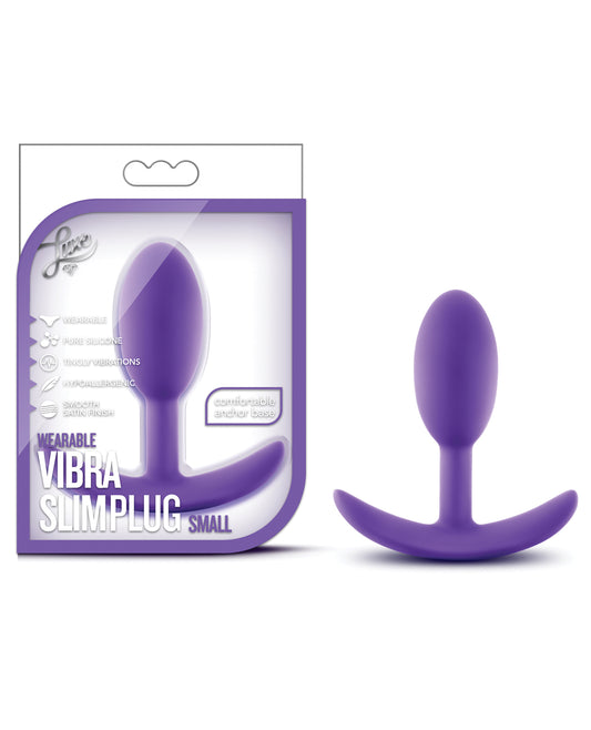 Luxe Blush Luxe Wearable Vibra Slim Plug Small - Purple - Image 2