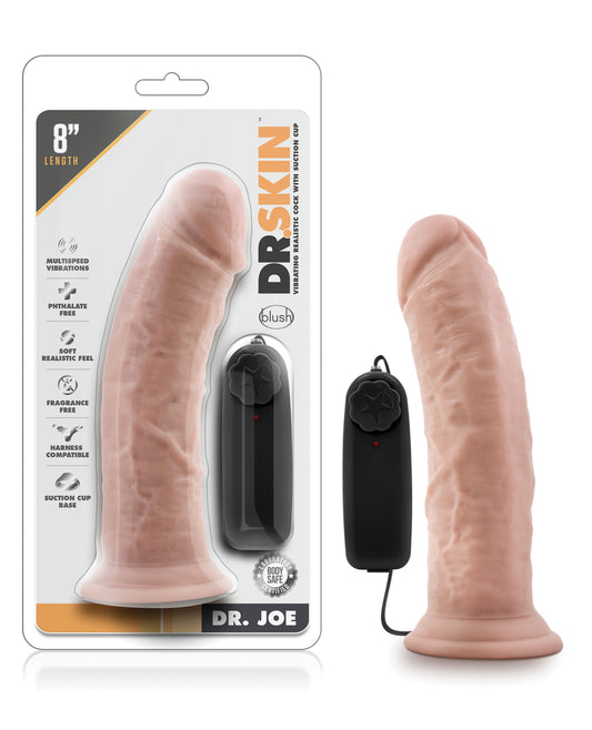 Dr. Skin Blush Dr. Skin Dr. Joe 8" Cock w/Suction Cup - Vanilla - Image 2