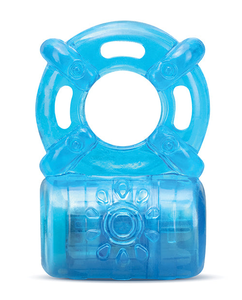 Stay Hard Blush Stay Hard Rechargeable 5 Function Cock Ring - Blue - Image 2