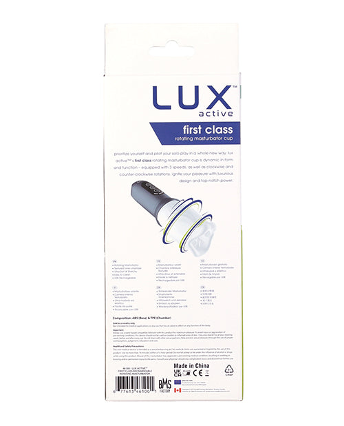Lux Active Lux Active First Class Rotating Masturbator Cup - Image 2