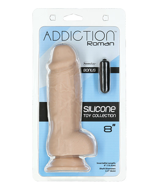 Addiction Addiction 8" Roman Dildo - Beige - Image 2