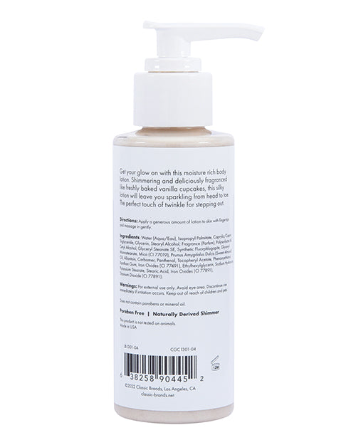 Cgc CGC Glow Pink Cupcake Shimmer Body Lotion - 4 oz Gold - Image 2