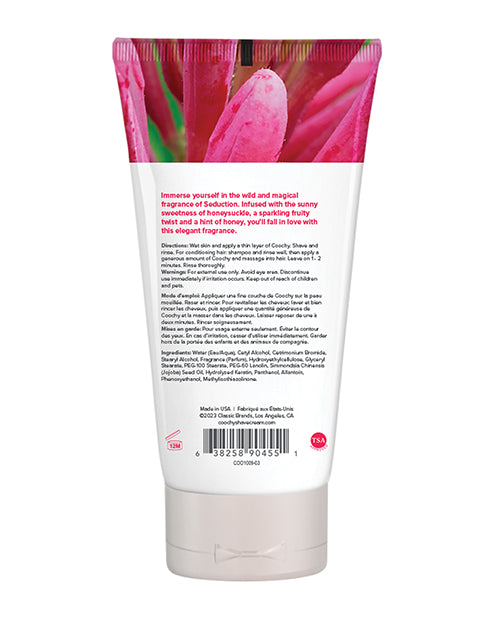 Coochy COOCHY Seduction Shave Cream - 3.4 oz Honeysuckle/Citrus - Image 2