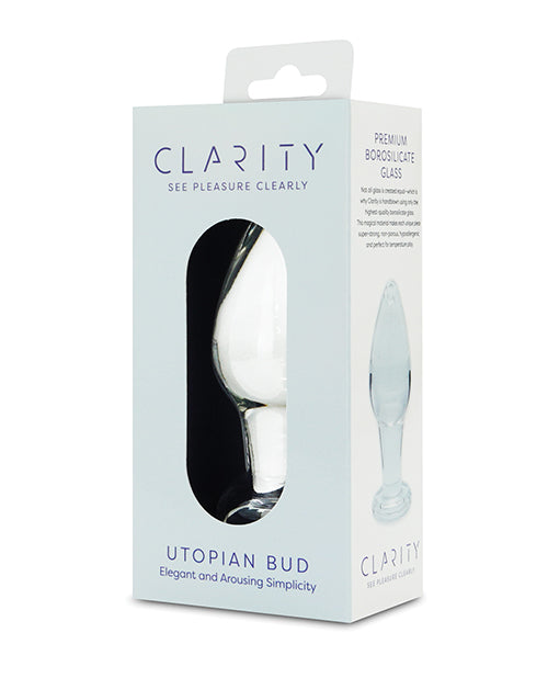 Clarity Glass Dildo - Utopian Bud - Image 2