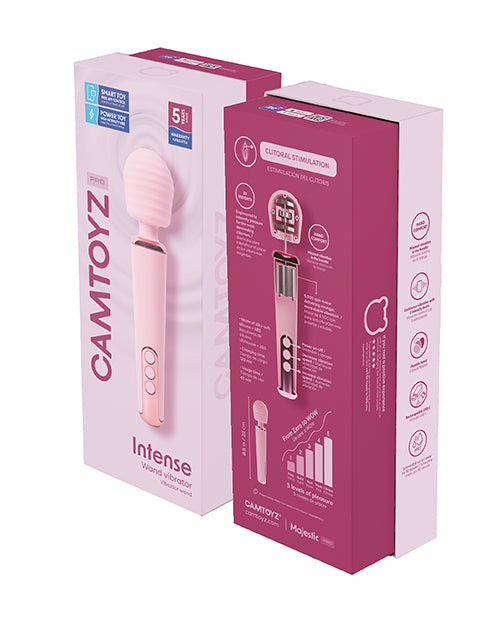 Camtoyz Pro Intense Wand Vibrator - Pink - Image 2
