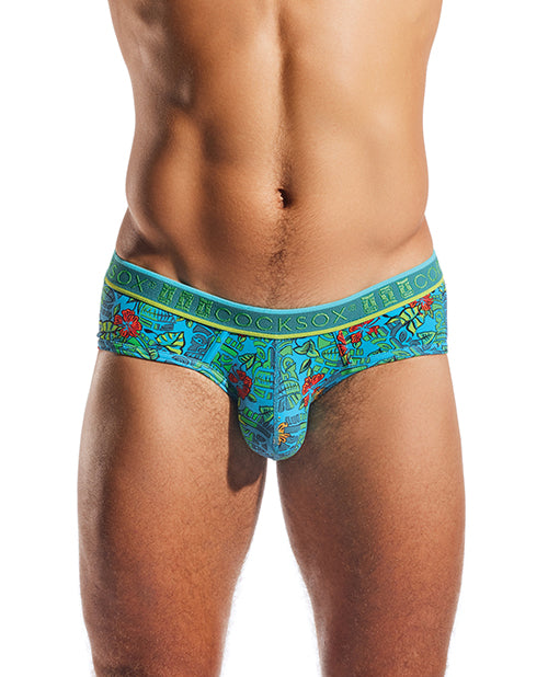 Cocksox Contour Pouch Sports Brief - Multi-Color Tiki XL - Image 2