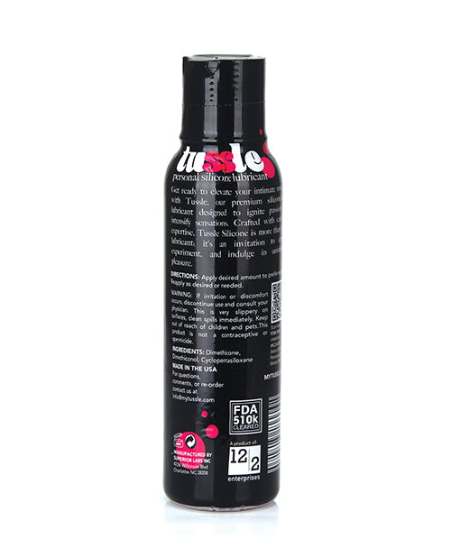 Tussle Tussle Pure Silicone Lubricant - 4 oz Bottle - Image 2