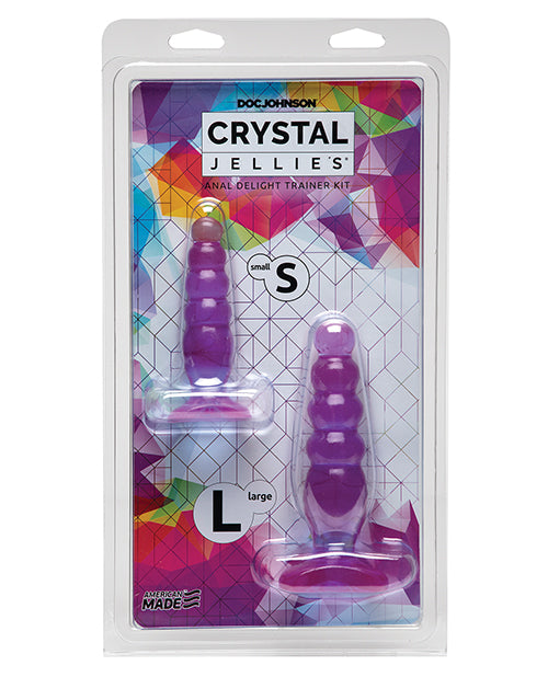 Crystal Jellies Crystal Jellies Anal Delight Trainer Kit - Purple - Image 2