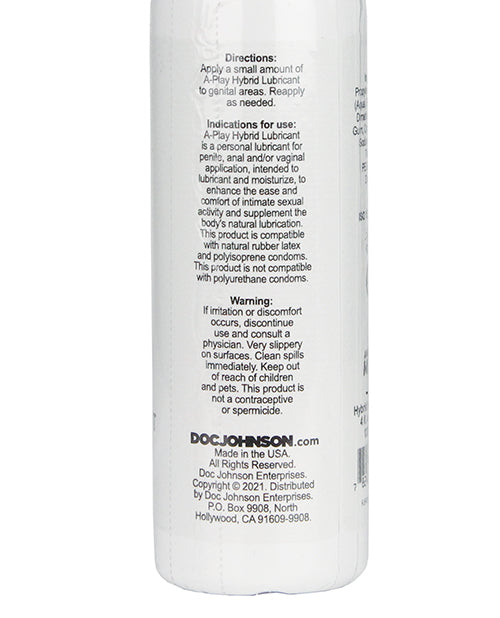A-Play A Play Hybrid Anal Lubricant - 4 oz - Image 2