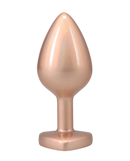 Booty Bling Booty Bling Jeweled Metal Plug - Medium Gold - Image 2