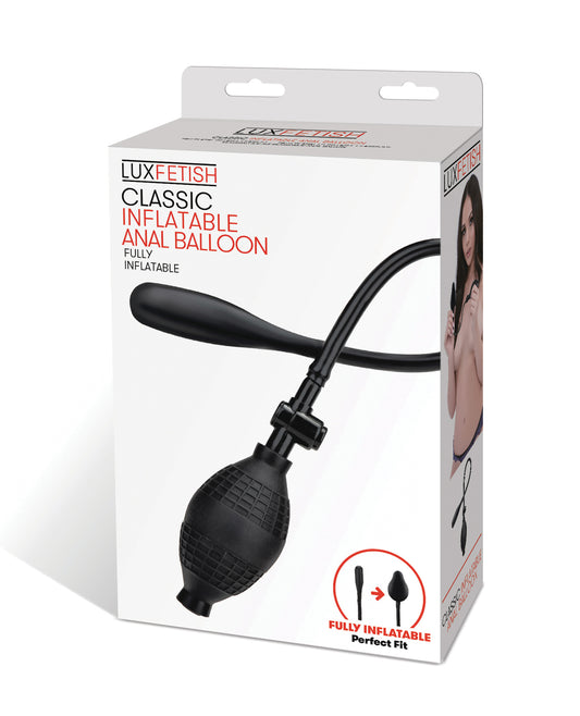 Lux Lux Fetish Classic Inflatable Anal Balloon - Black - Image 2