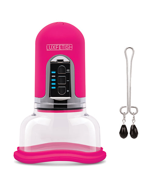 Lux Fetish Lux Fetish Pussy Pump w/Clit Clamp - Image 2
