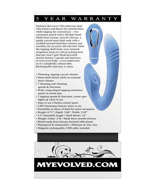 Evolved Evolved Tap & Thrust Dual Vibe - Blue - Image 2