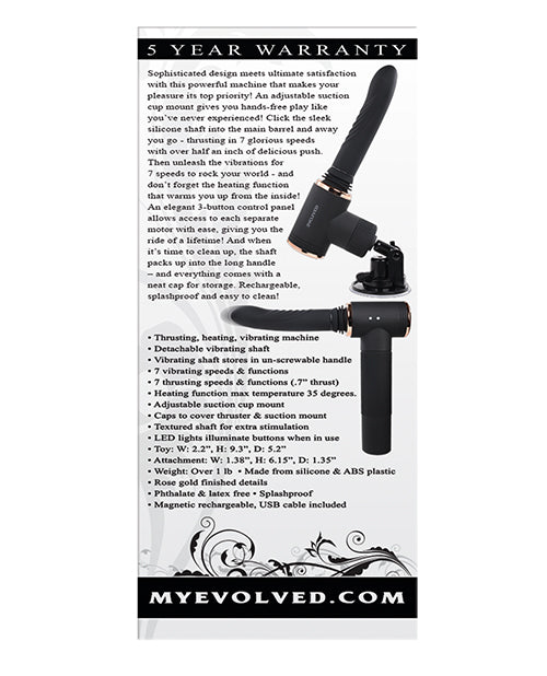 Evolved Evolved Too Hot to Handle Thrusting Machine - Black - Image 2