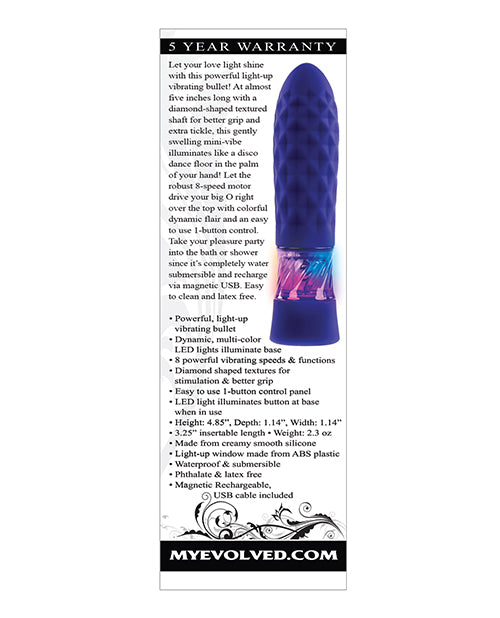 Evolved Evolved Raver Light Up Bullet - Purple - Image 2