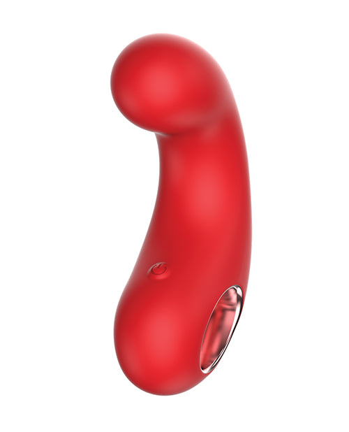 Luv Inc. Luv Inc. Curved Vibrator - Red - Image 2