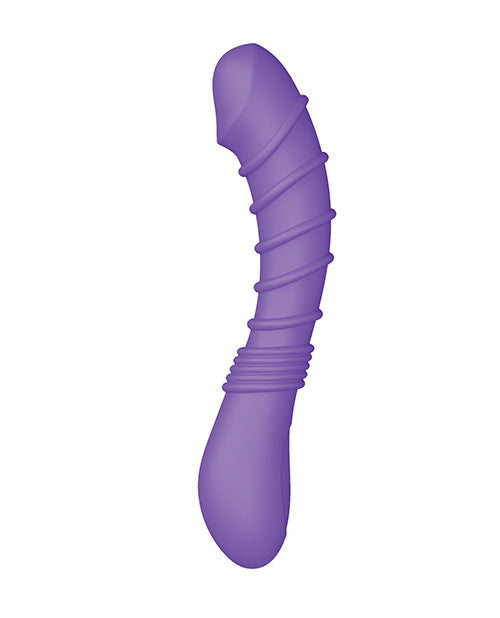Luv Inc. Luv Inc. Ribbed G-Spot Vibrator - Purple - Image 2